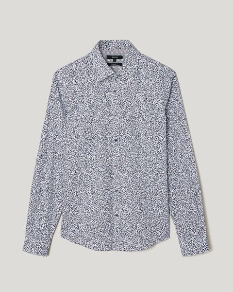 Regular Fit Abstract Floral Print Shirt, Multi, hi-res